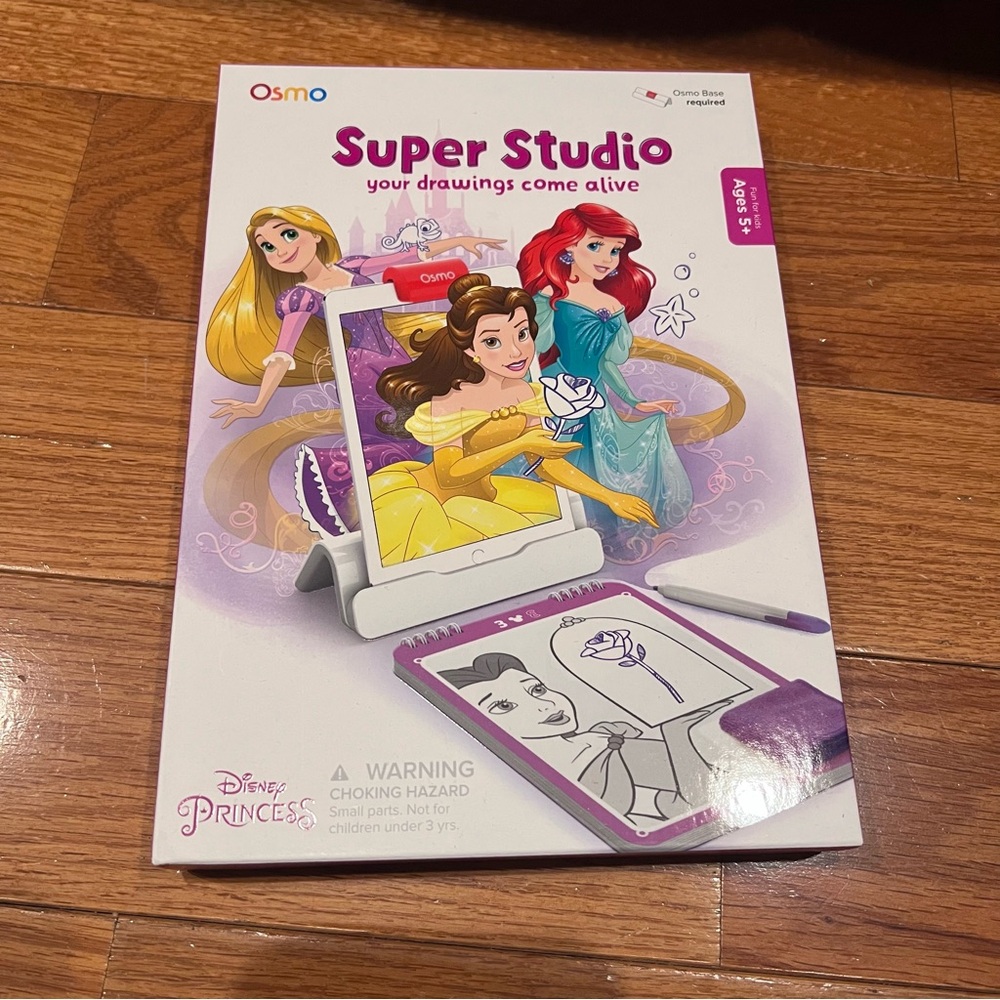 Osmo Super Studio Disney Princess Drawing Game Kit IPad Ages 5+ Base not include